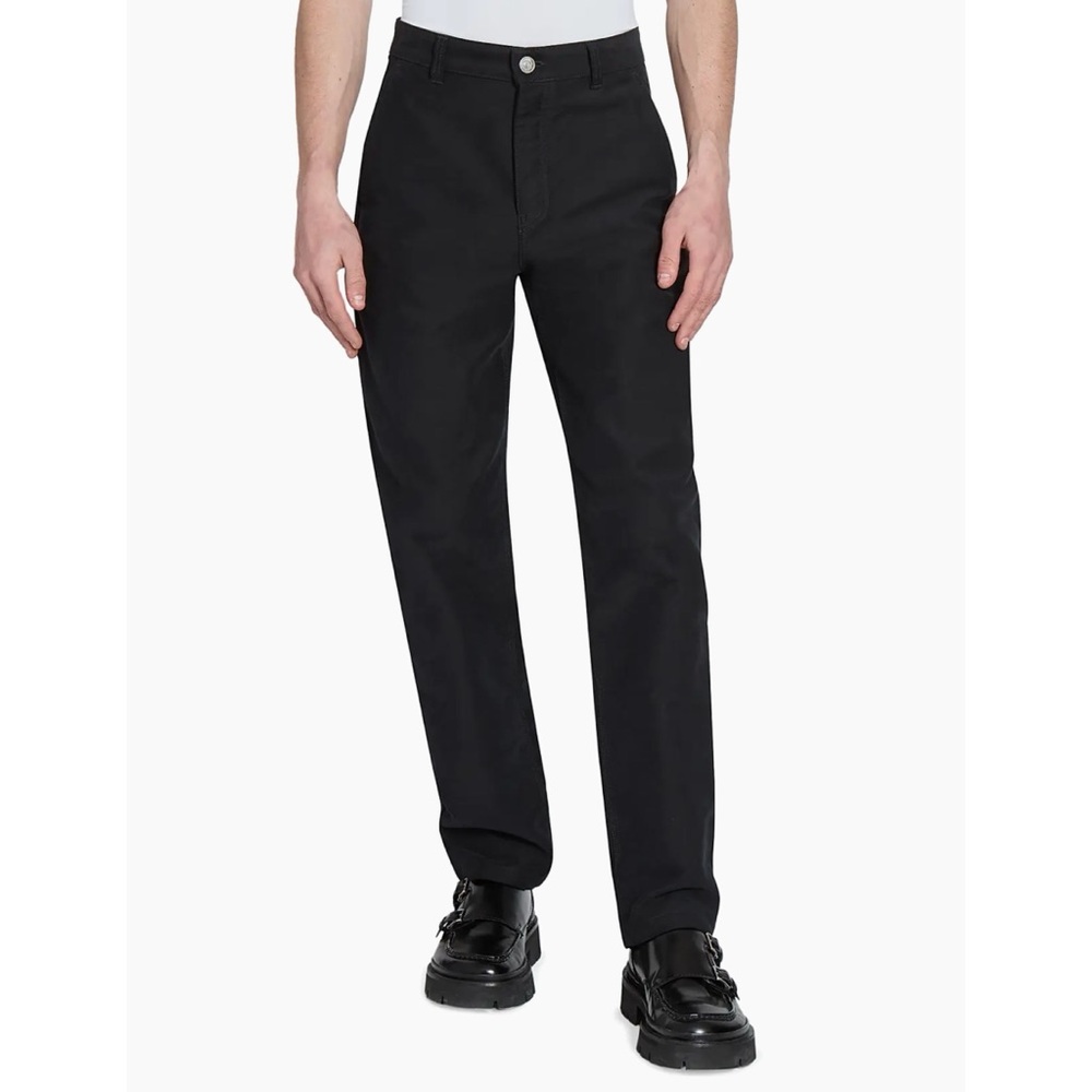 AMI PARIS Cotton Flat-Front Carpenter Trousers